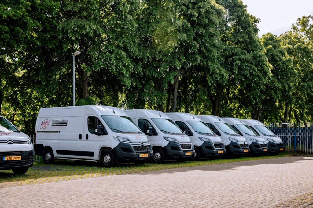 bestelbussen van adrem