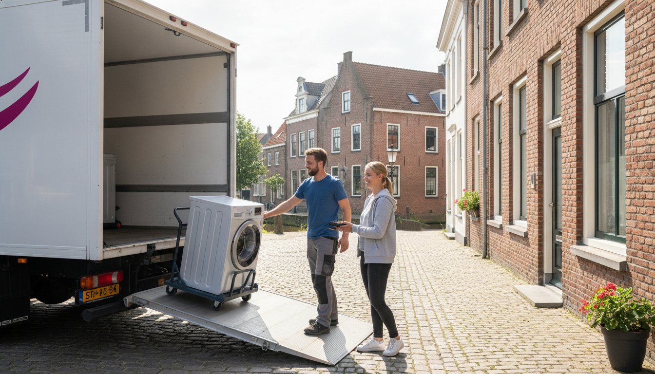 Grote bestelbus huren voor verhuizing: de complete gids voor een bakwagen met laadklep